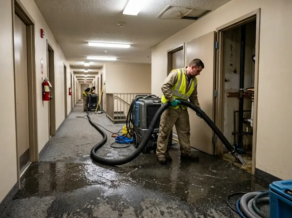multi-unit-apartment-hallway-f-005 — frequently asked questions, Emergency Burst Pipe Water Extraction & Removal in Kaliforn…